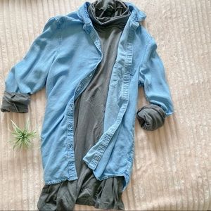 J. Crew long sleeve lightweight turtleneck